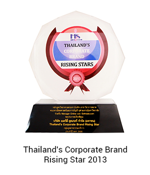 Thailand's Corporate Brand Rising Star 2013