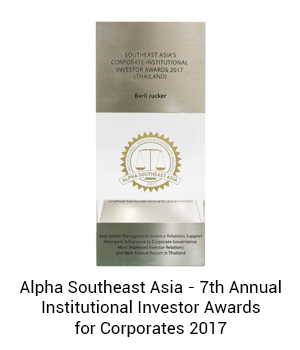 Alpha Southeast Asia - 7th Annual Institutional Investor Awards for Corporates ปี 2560
