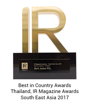 Best in Country Awards - Thailand, IR Magazine Awards – South East Asia 2017