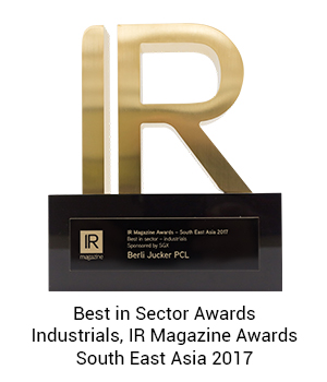 Best in Sector Awards – Industrials, IR Magazine Awards – South East Asia ปี 2560