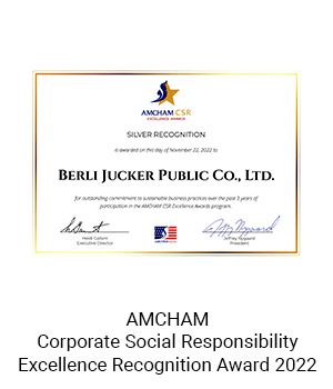 AMCHAM Corporate Social Responsibility Excellence Recognition Award 2021 (Silver)