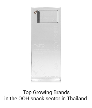 Top Growing Brands in the OOH snack sector in Thailand